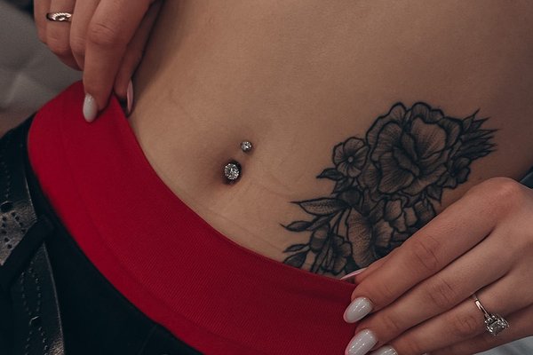Piercing do pupka