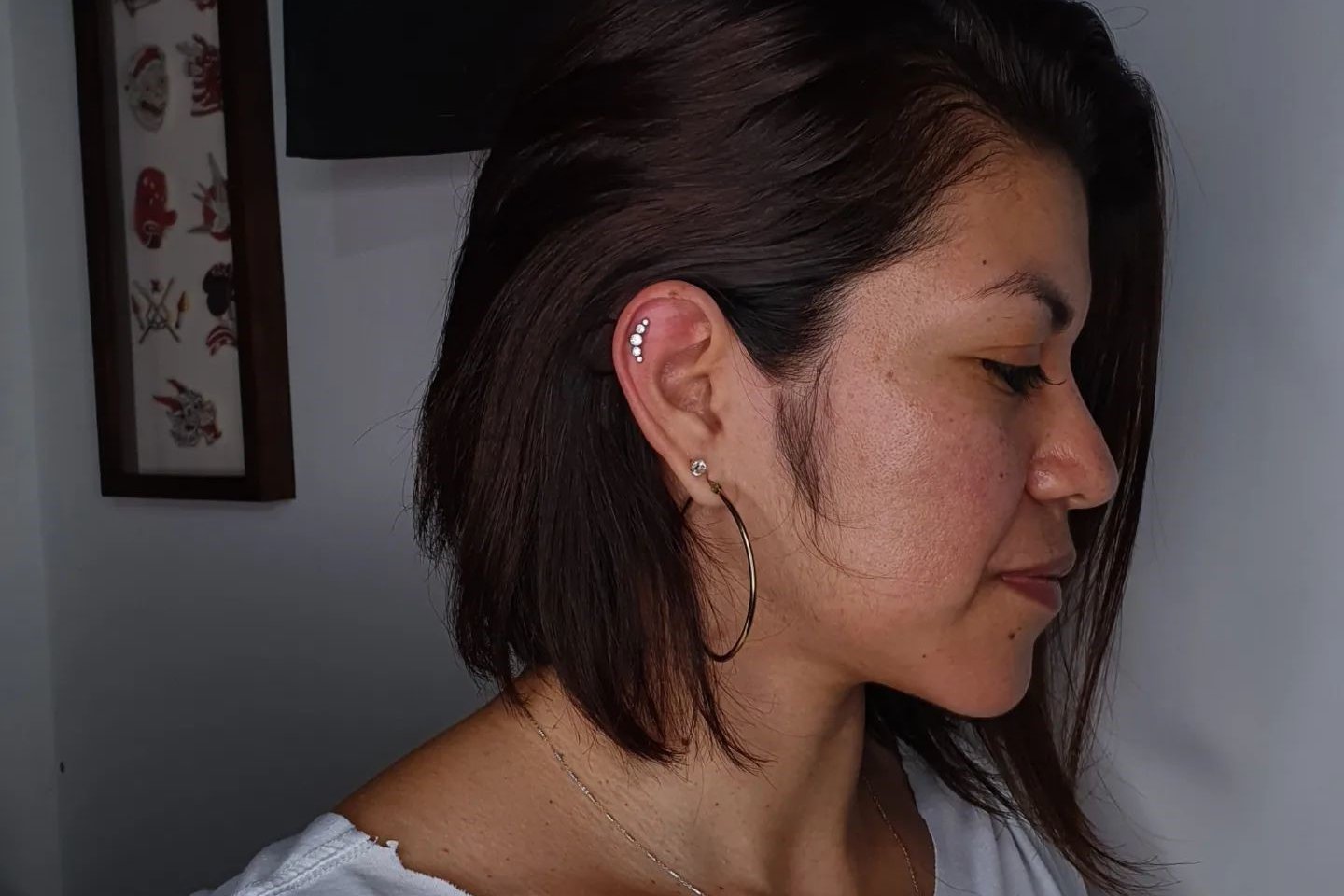 Helix piercing