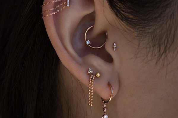 Helix piercing