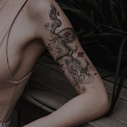 Dámske tetovanie na ruku