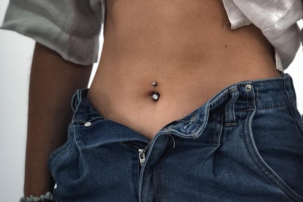 Piercing do pupka